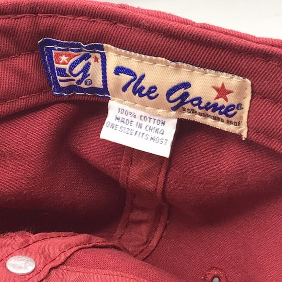 Alabama Soccer Crimson Tide Hat Cap The Game Red Adjustable Strapback NCAA - VGC - Picture 6 of 6